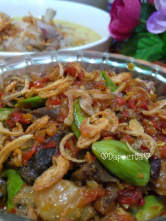 Foto resep #SAMBAL GORENG ATI AMPELA PETE