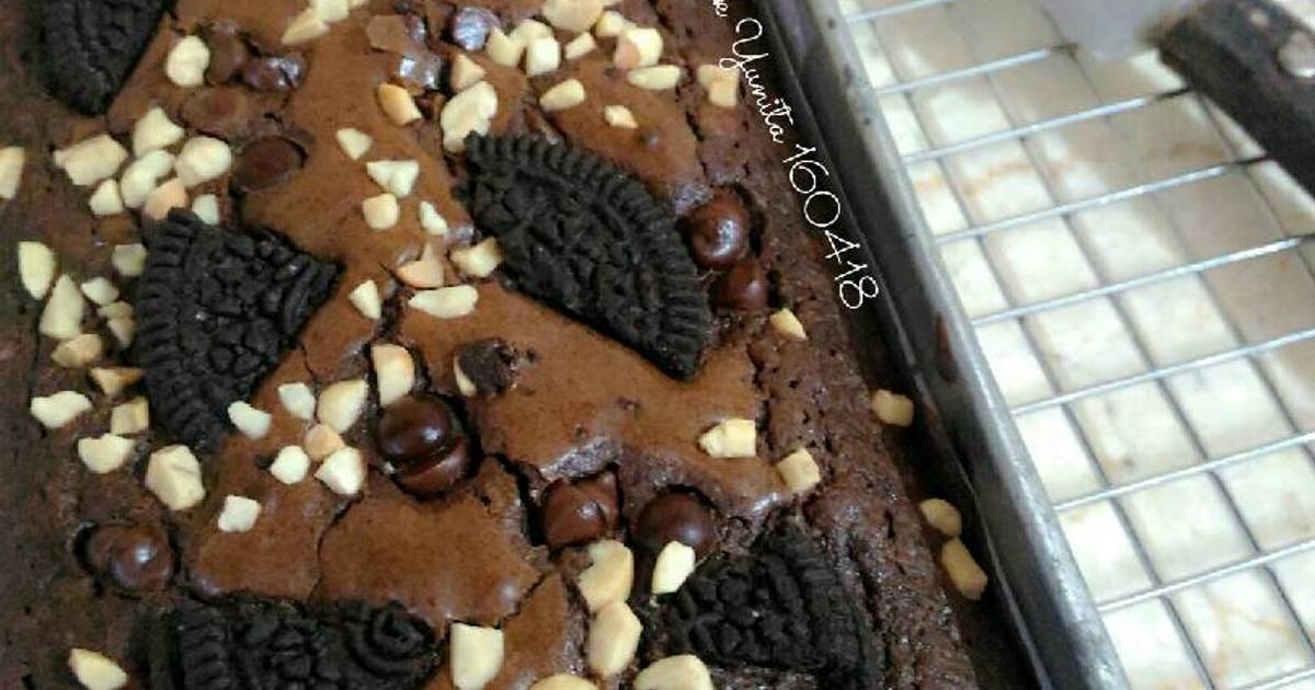 Resep Chewy Brownies gula palem oleh Arik Yunita (Paon RaRe) Cookpad
