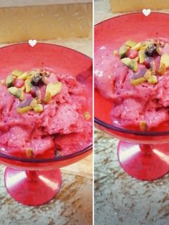 صورة لوصفة ايسكريم صحي بالفراولة