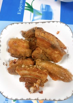 Hình của món Ba rọi quay nước mắm.