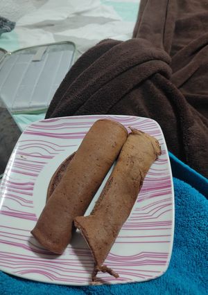 Una foto de Tortitas de avena con chocolate