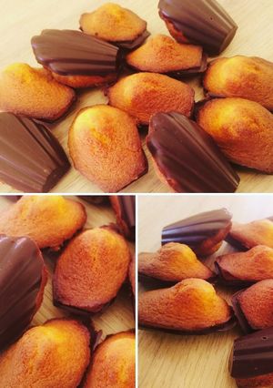 Une photo de Madeleines de Commercy coque chocolat🍫