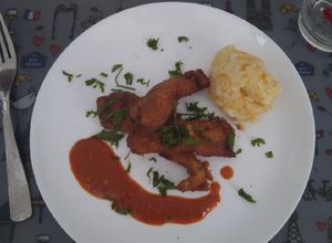 Una foto de Pollito picante