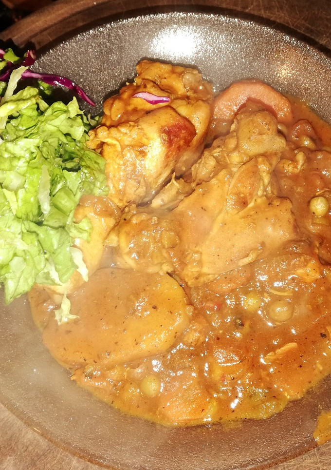 Una foto de Pollo al disco 🍗🥕🥔