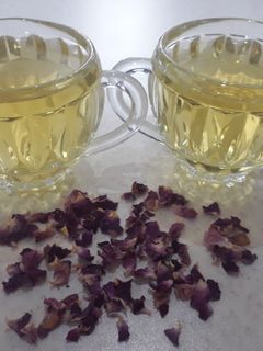 عکسی از دستور دم نوش بهارنارنج به لیمو و گل⚘
