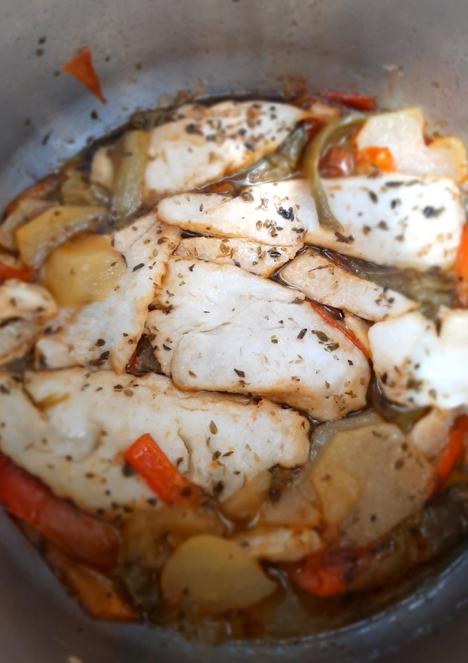 Una foto de Pescado papillote