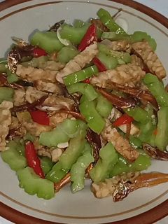 Foto resep 43.Tumis Pare,Teri,Tempe