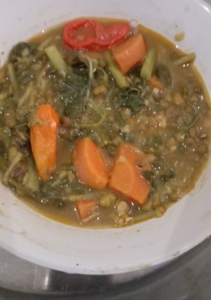Foto resep Curry bayam kacang ijo