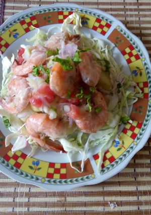 Una foto de Ensalada Marina de papas