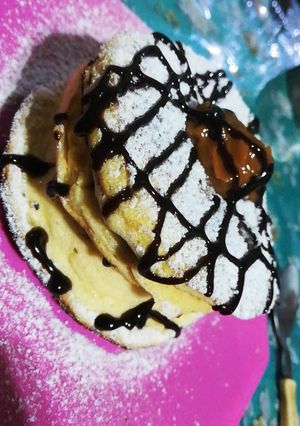 Una foto de Pan Cakes rellenos de dulce de leche💣