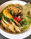 Miến Dong Gà Ta Nấu Với Măng Nứa Đặc Sản Tây Bắc