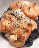 Bún tôm sốt phomai 🧀🍤