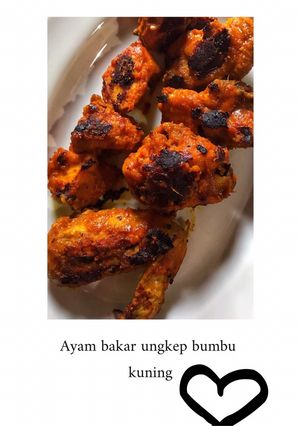 Foto resep Ayam bakar bumbu ungkep kuning