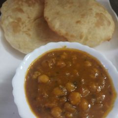 Cholle bhature A picture of Cholle bhature.