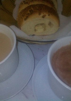 Una foto de Desayuno: Leche fresca con Milo