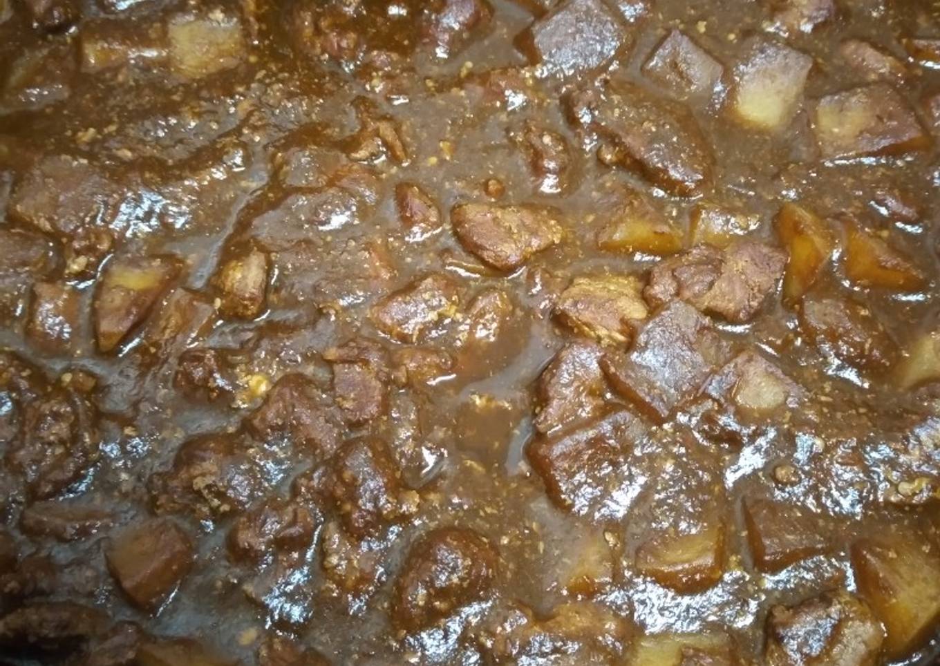 Bistec en chile pasilla