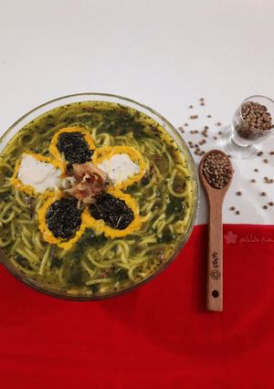 عکسی از دستور آش عدس