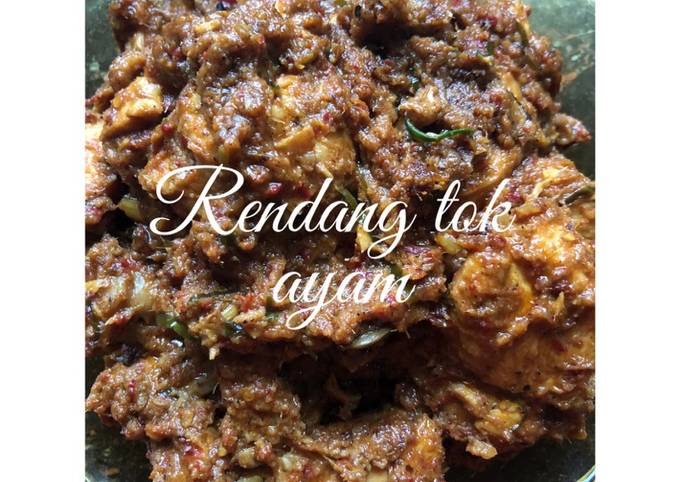 Recipe: Appetizing Ayam Rendang Tok