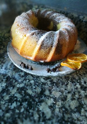 Una foto de Budín marmolado