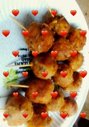 A picture of Plantain balls.