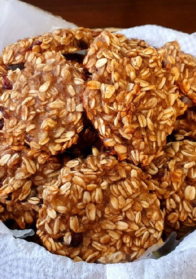 Una foto de Galletas suaves de plátano y avena
