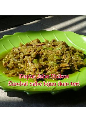 Foto resep Sambal Cabe Hijau Ikan Teri