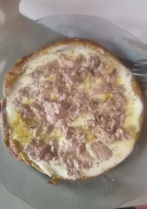 Una foto de Tarta/pizza harina de arvejas