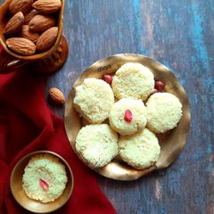 A picture of Milk peda.