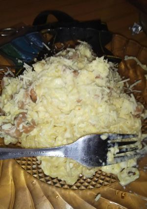 Foto resep Carbonara noodles Homemade
