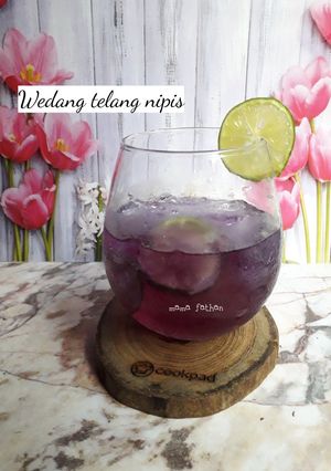 Foto resep Wedang telang nipis