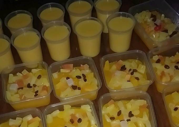 Resepi puding koktel berkuah mantap boskuuš¤£