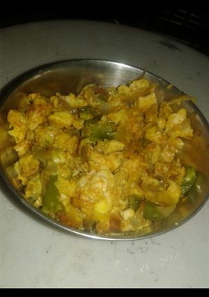 A picture of Egg bhurji.