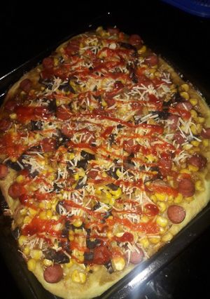 Foto resep Pizza sayur homemade