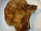 Chuleta a la mantequilla y romero
