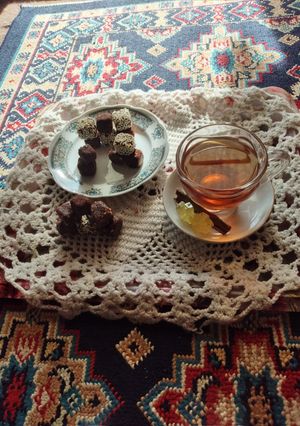 عکسی از دستور معکب خرمایی