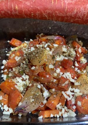 A picture of Cheesy Carrot Salad.