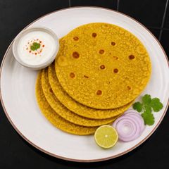 A picture of Wheat flour & Millet flour Thepla.