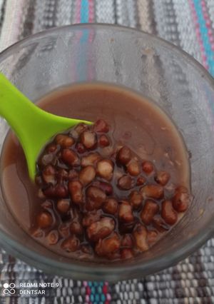 A picture of Bubur Kacang (sweet mung beans).