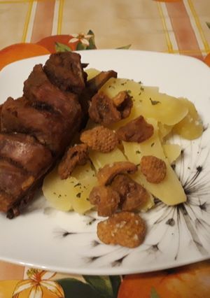 Kacsasült sós burgonyával recept fotója