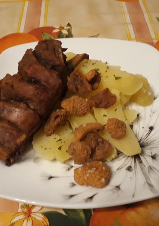 Kacsasült sós burgonyával recept fotója