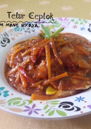 Foto resep Telor Ceplok Asam Manis