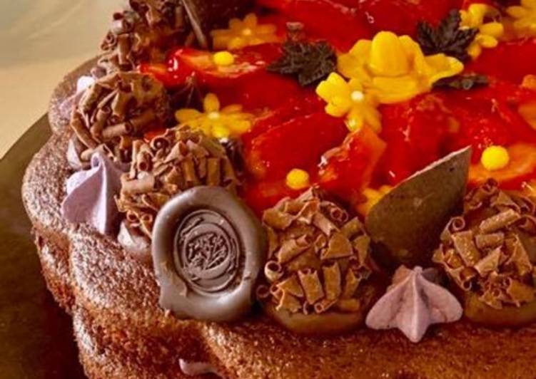 Naked Cake Fragole e Cioccolato