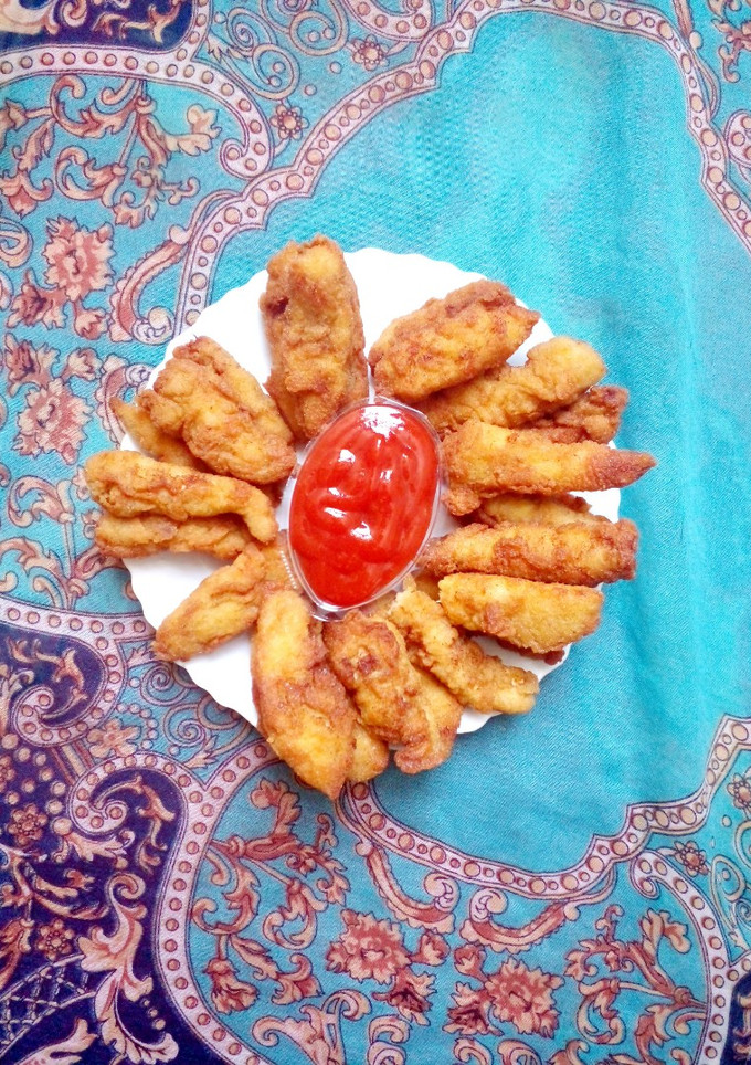 عکسی از دستور فیله مرغ سوخاری