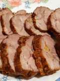 Aguja de cerdo asada