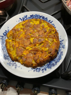 Foto di Frittata di patate rosse