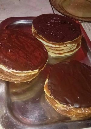 Una foto de Mil hojas sencillisima