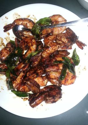 Foto resep Udang lada hitam