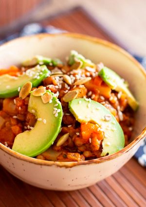 Bolognai lencsével (vegán, gluténmentes, húsmentes, vegetáriánus, IR barát) recept fotója