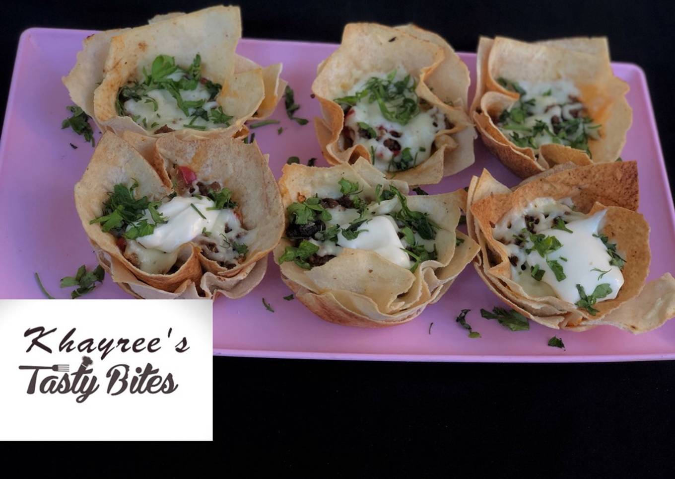 Cheesy Taco cups 🌮