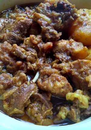 A picture of Mutton kosha.
